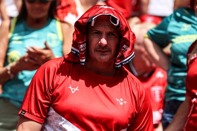 Hull KR fans during the Betfred Challenge Cup Final match Wigan Warriors vs Hull KR at Wembley Stadium, London, United Kingdom on 30 May 2026

(Photo by Alfie Cosgrove/News Images)