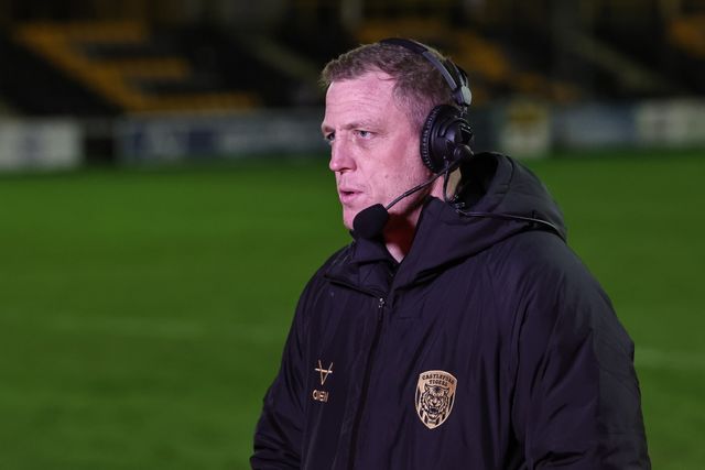Castleford Tigers head coach Ryan Carr during the Betfred Super League Round 3 match Castleford Tigers vs Huddersfield Giants at OneBore Stadium, Castleford, Untied Kingdom on 27 February 2026

(Photo by Mark Cosgrove/News Images)