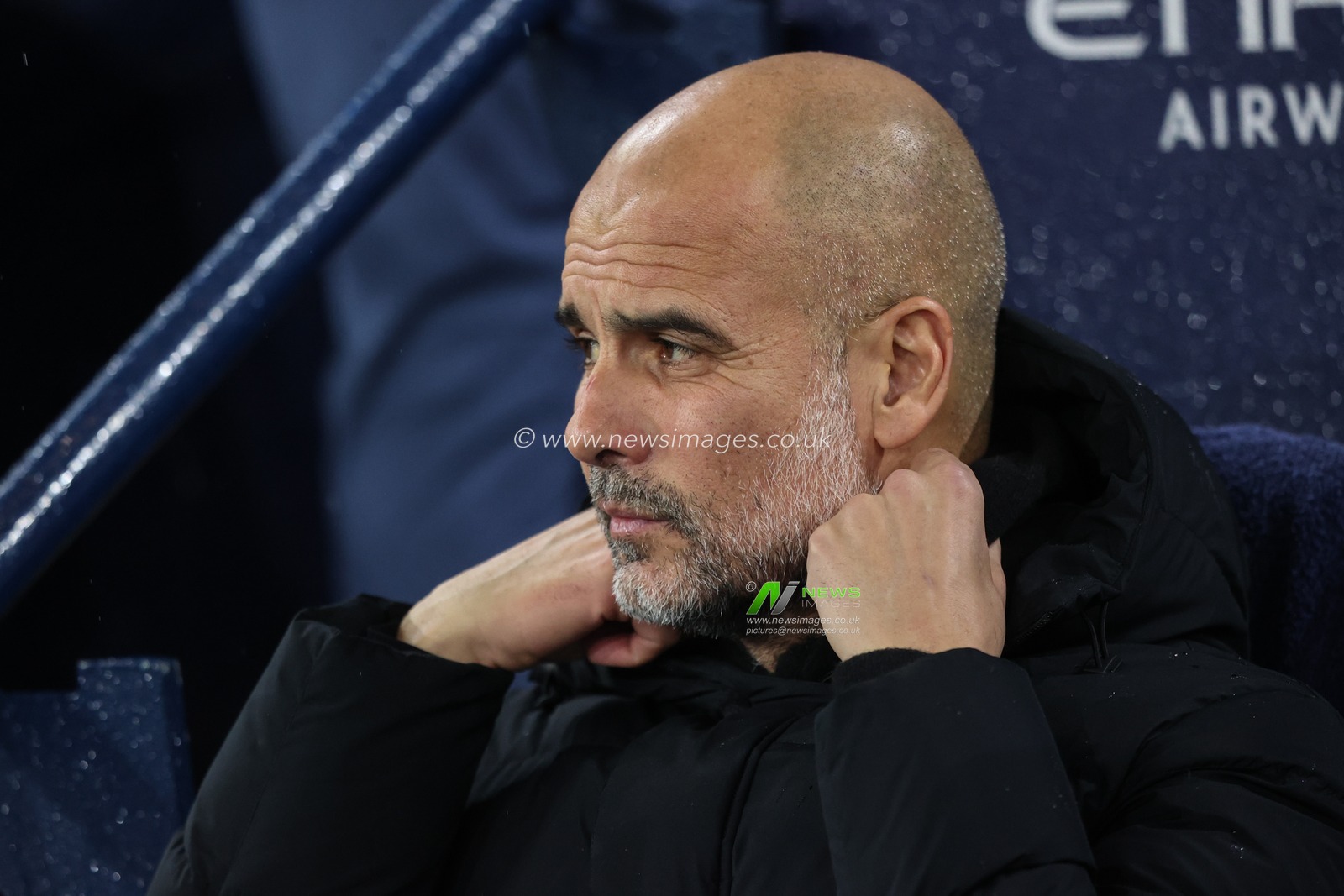 Pep Guardiola manager of Manchester City during the Premier League match Manchester City vs Nottingham Forest at Etihad Stadium, Manchester, United Kingdom, 4th December 2024

(Photo by Alfie Cosgrove/News Images)