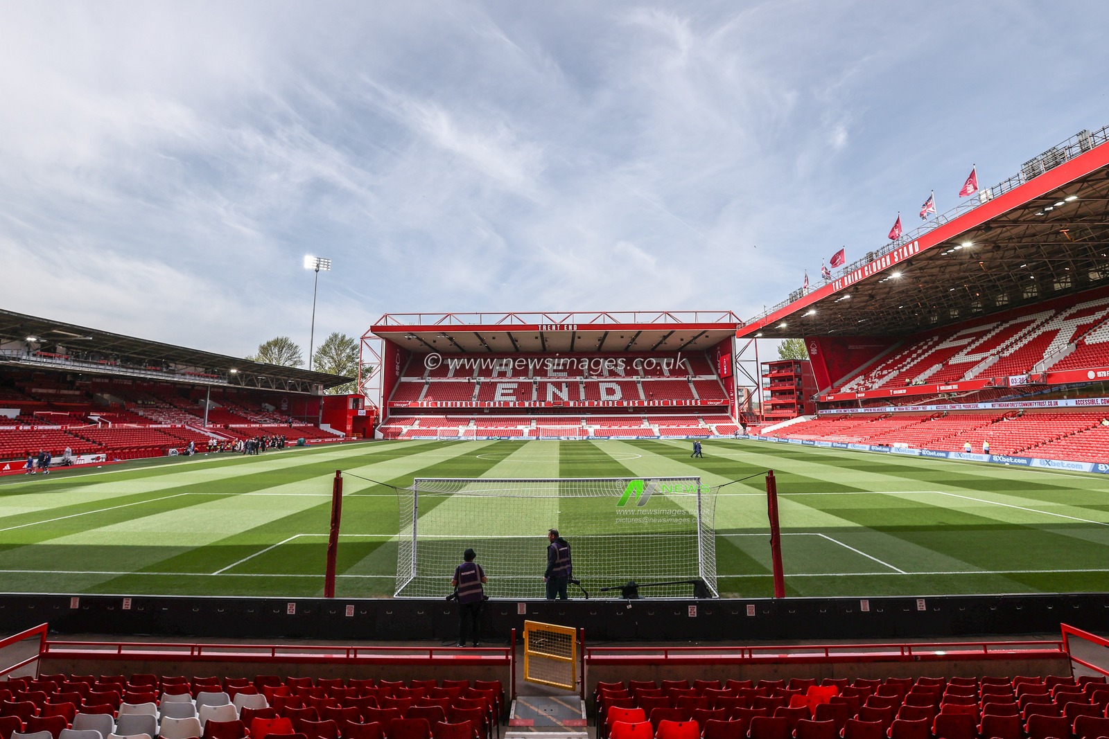 A general view of City Ground ahead of the Premier League match Nottingham Forest vs Everton at City Ground, Nottingham, United Kingdom, 12th April 2025

(Photo by Alfie Cosgrove/News Images)