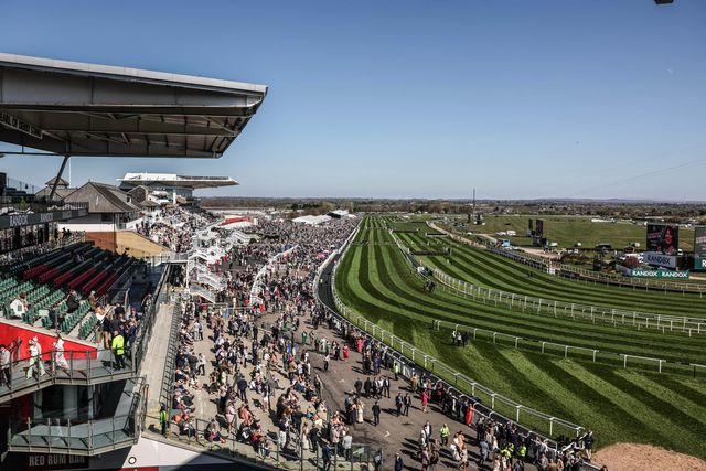 A general view of Aintree during the Randox Grand National 2025 Day 3 Grand National Day at Aintree Racecourse, Liverpool, United Kingdom, 5th April 2025

(Photo by Mark Cosgrove/News Images)