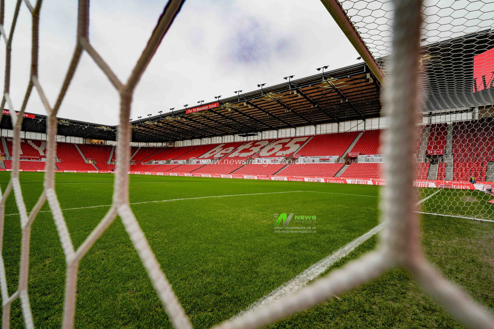 A general view of the pitch and stands during the Emirates FA Cup 4th Round  match Stoke City vs Fulham at Bet365 Stadium, Stoke On Trent, United Kingdom on 15 February 2026

(Photo by Maynard Manyowa/News Images)