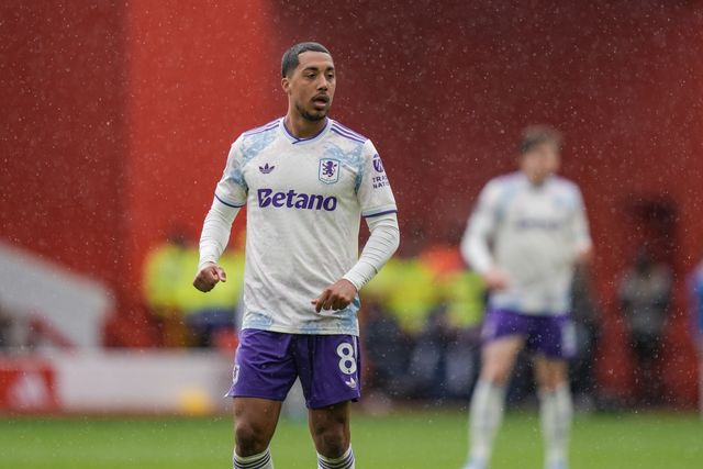 Youri Tielemans of Aston Villa during the Premier League match Nottingham Forest vs Aston Villa at City Ground, Nottingham, United Kingdom on 12 April 2026

(Photo by Maynard Manyowa/News Images)