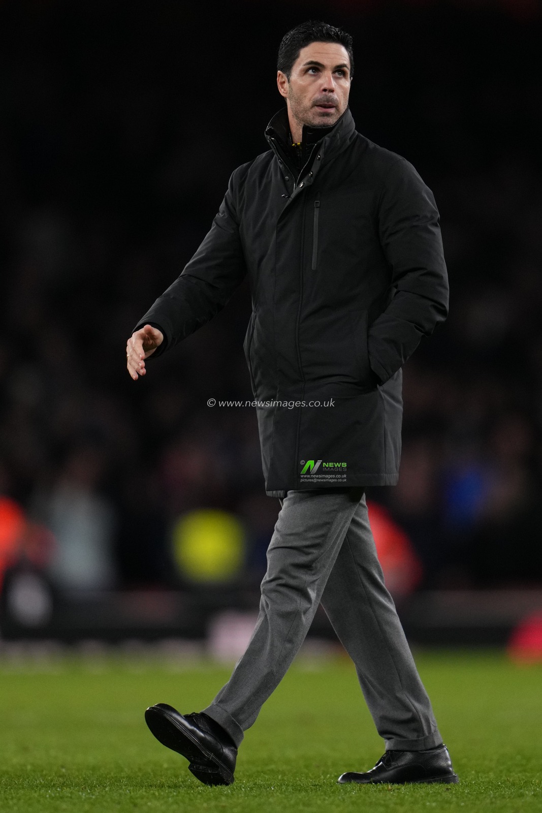 Mikel Arteta, manager of Arsenal at full time during the Emirates FA Cup 4th round match Arsenal vs Wigan Athletic at Emirates, London, United Kingdom on 15 February 2026

(Photo by Harvey Murphy/News Images)