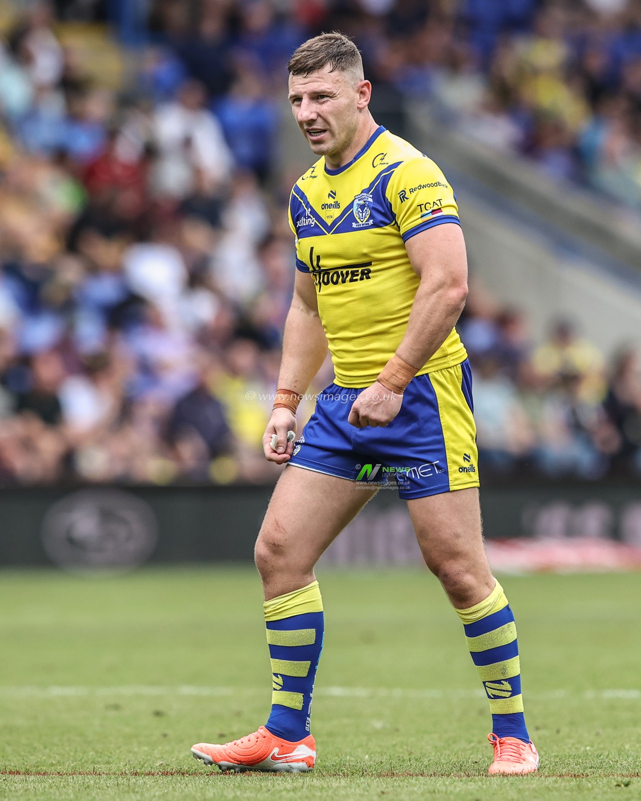 George Williams of Warrington Wolves during the Betfred Super League round 15 match Warrington Wolves vs Huddersfield Giants at Halliwell Jones Stadium, Warrington, United Kingdom, 21st June 2025

(Photo by Alfie Cosgrove/News Images)