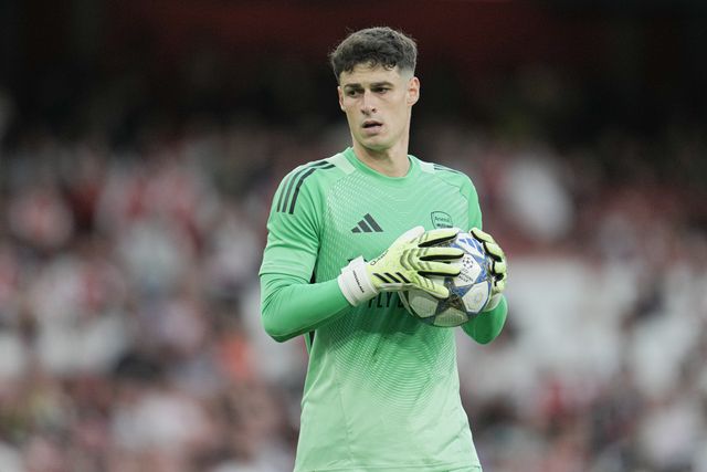 Kepa Arrizabalaga of Arsenal during the Pre-season friendly match Arsenal vs Villarreal at Emirates Stadium, London, United Kingdom, 6th August 2025

(Photo by Harvey Murphy/News Images)