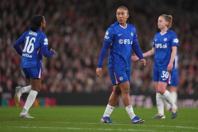 Lauren James of Chelsea during the UEFA Women's Champions League Quarter-finals match Arsenal vs Chelsea at Arsenal Stadium, London, United Kingdom on 24 March 2026

(Photo by Harvey Murphy/News Images)