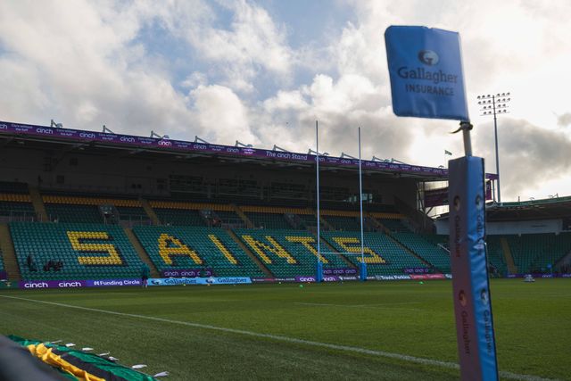 Cinch Franklins Gardens before the Gallagher Premiership match Northampton Saints vs Sale Sharks at Cinch Stadium at Franklin's Gardens, Northampton, United Kingdom, 20th December 2025

(Photo by Craig Evans/News Images)

*** GER AUT SUI OUT ***