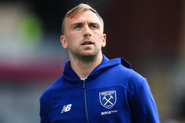 Jarrod Bowen of West Ham United arrives ahead of the Sky Bet Championship match Burnley vs West Ham United at Turf Moor, Burnley, United Kingdom on 16 August 2026

(Photo by Jorge Horsted/News Images)