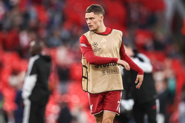 Florian Wirtz of Liverpool in the pregame warmup session during the UEFA Champions League Matchday 1 of 8 match Liverpool vs Atletico Madrid at Anfield, Liverpool, United Kingdom on 09 September 2026

(Photo by Alfie Cosgrove/News Images)