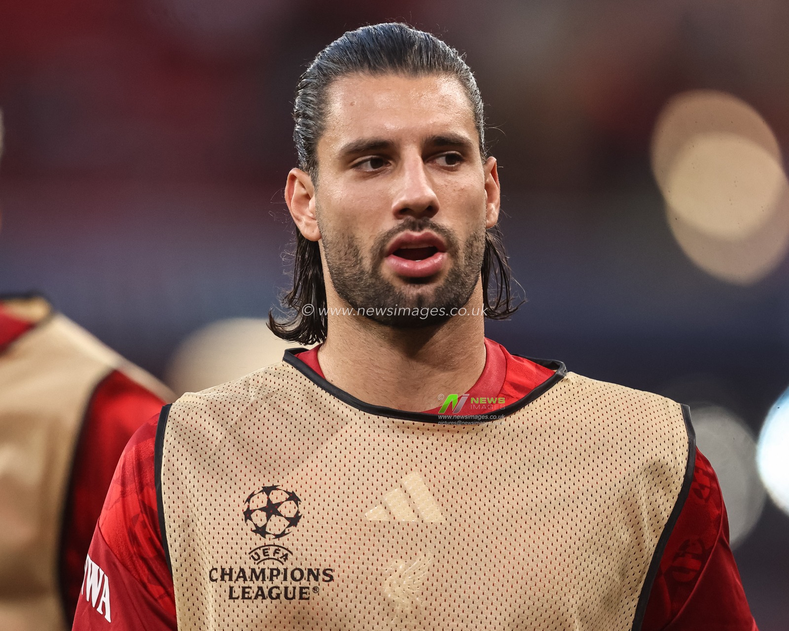 Dominik Szoboszlai of Liverpool in the pregame warmup session during the UEFA Champions League Matchday 1 of 8 match Liverpool vs Atletico Madrid at Anfield, Liverpool, United Kingdom on 09 September 2026

(Photo by Alfie Cosgrove/News Images)