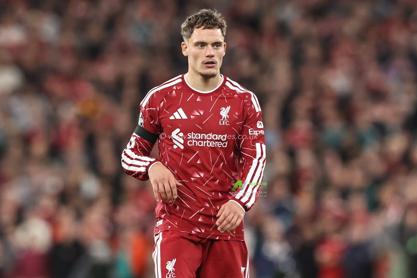 Florian Wirtz of Liverpool during the UEFA Champions League Matchday 1 of 8 match Liverpool vs Atletico Madrid at Anfield, Liverpool, United Kingdom on 09 September 2026

(Photo by Alfie Cosgrove/News Images)