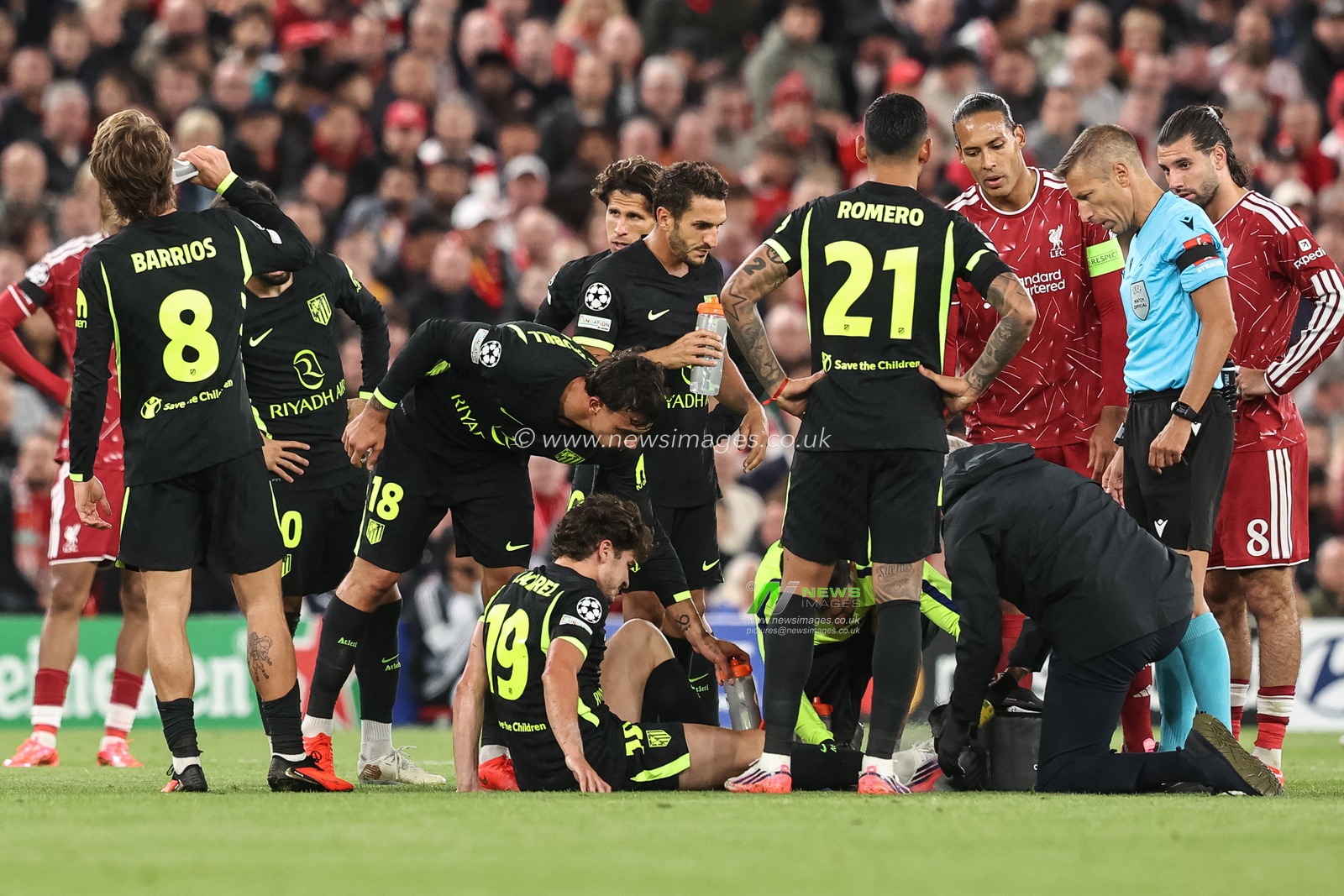 UEFA Champions League Matchday 1 of 8 Liverpool v Atletico Madrid