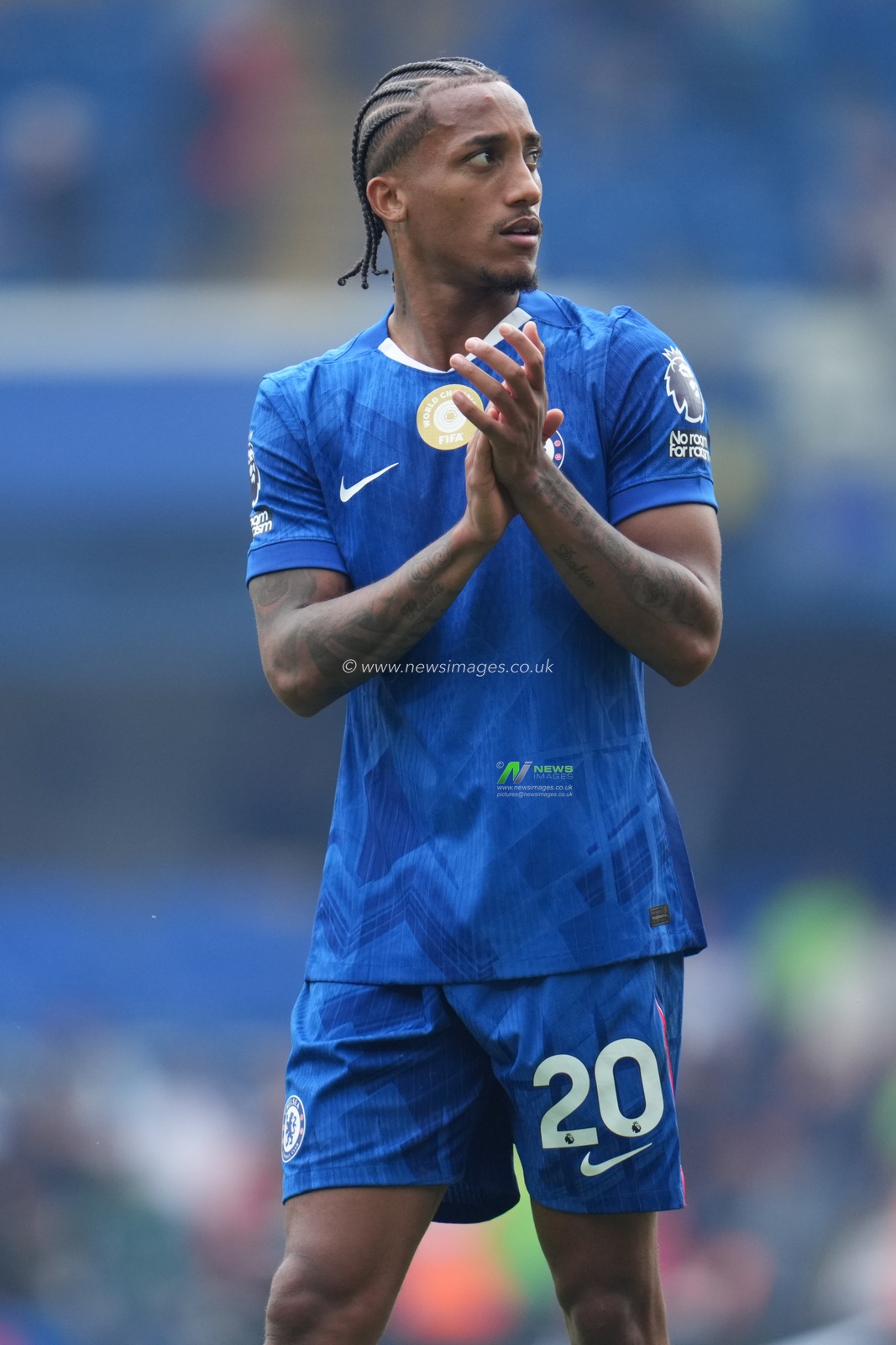 Joao Pedro of Chelsea after the Premier League match Chelsea vs Fulham at Stamford Bridge, London, United Kingdom, 30th August 2025

(Photo by Harvey Murphy/News Images)