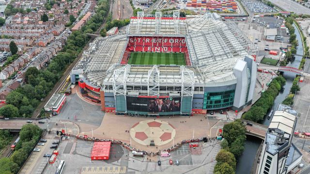 An aerial view of Old Trafford also known as the Theatre Of Dreams during the UEFA Champions League Matchday 1 of 8 match Manchester United vs Sabah FK at Old Trafford, Manchester, United Kingdom on 10 September 2026

(Photo by Mark Cosgrove/News Images)
