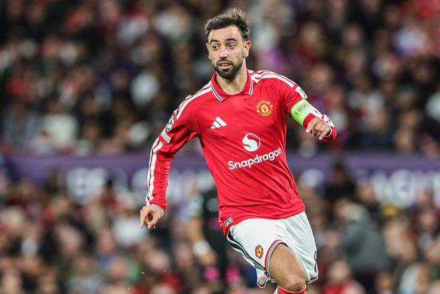 Bruno Fernandes of Manchester United during the UEFA Champions League Matchday 1 of 8 match Manchester United vs Sabah FK at Old Trafford, Manchester, United Kingdom on 10 September 2026

(Photo by Mark Cosgrove/News Images)