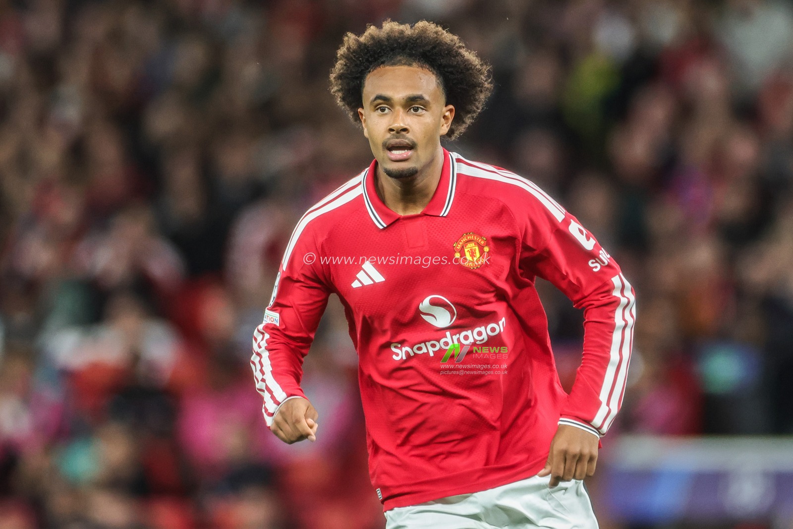 Joshua Zirkzee of Manchester United during the UEFA Champions League Matchday 1 of 8 match Manchester United vs Sabah FK at Old Trafford, Manchester, United Kingdom on 10 September 2026

(Photo by Mark Cosgrove/News Images)