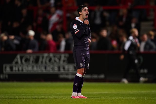 Liam Walsh of Luton Town at full time during the Sky Bet League One match Stevenage vs Luton Town at Lamex Stadium, Stevenage, United Kingdom on 10 September 2026

(Photo by Harvey Murphy/News Images)