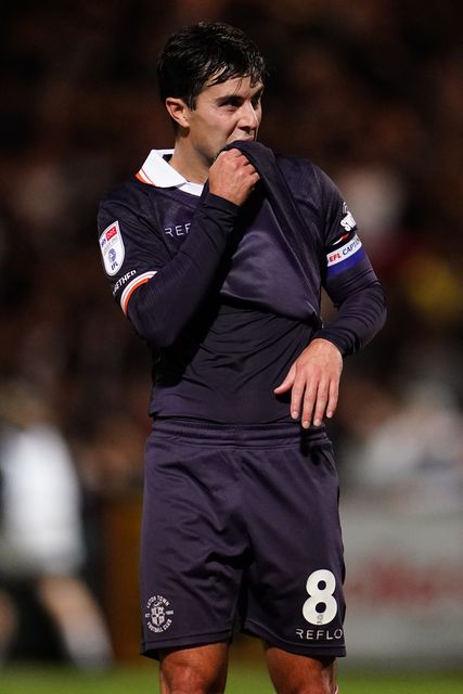 Liam Walsh of Luton Town at full time during the Sky Bet League One match Stevenage vs Luton Town at Lamex Stadium, Stevenage, United Kingdom on 10 September 2026

(Photo by Harvey Murphy/News Images)