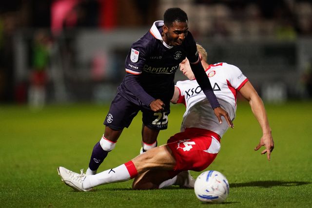 during the Sky Bet League One match Stevenage vs Luton Town at Lamex Stadium, Stevenage, United Kingdom on 10 September 2026

(Photo by Harvey Murphy/News Images)