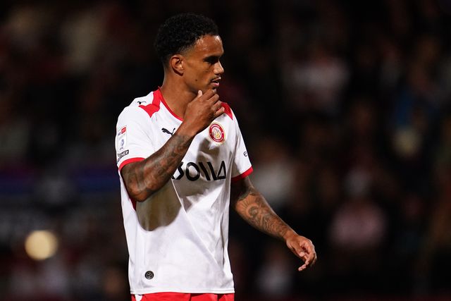 Terence Vancooten of Stevenage during the Sky Bet League One match Stevenage vs Luton Town at Lamex Stadium, Stevenage, United Kingdom on 10 September 2026

(Photo by Harvey Murphy/News Images)