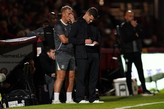 Jack Wilshere manager of Luton Town during the Sky Bet League One match Stevenage vs Luton Town at Lamex Stadium, Stevenage, United Kingdom on 10 September 2026

(Photo by Harvey Murphy/News Images)