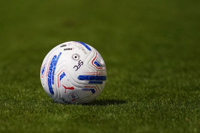 Official EFL match ball during the Sky Bet League One match Stevenage vs Luton Town at Lamex Stadium, Stevenage, United Kingdom on 10 September 2026

(Photo by Harvey Murphy/News Images)