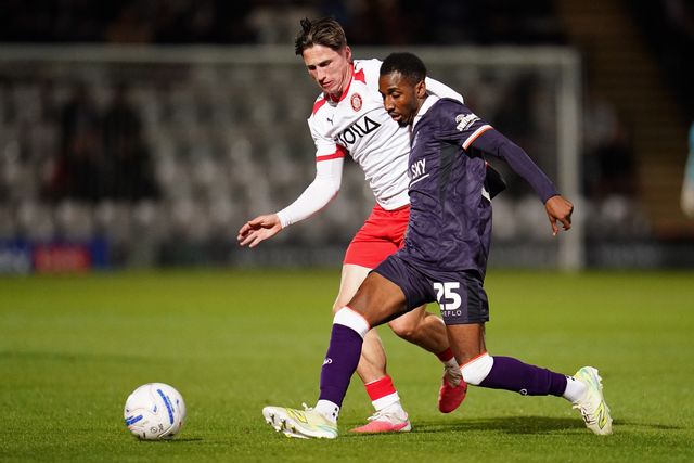 during the Sky Bet League One match Stevenage vs Luton Town at Lamex Stadium, Stevenage, United Kingdom on 10 September 2026

(Photo by Harvey Murphy/News Images)