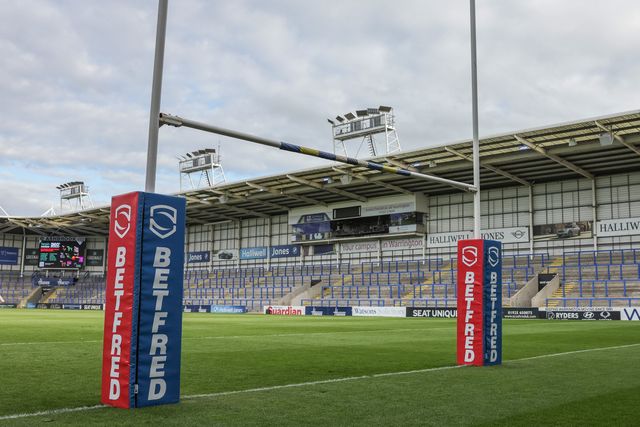 A general view of The Halliwell Jones Stadium during the Betfred Super League round 27 match Warrington Wolves vs Toulouse Olympique at The Halliwell Jones Stadium, Warrington, United Kingdom on 11 September 2026

(Photo by Mark Cosgrove/News Images)