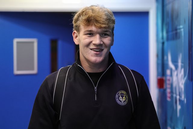 Daniel Coop of Warrington Wolves arrives during the Betfred Super League round 27 match Warrington Wolves vs Toulouse Olympique at The Halliwell Jones Stadium, Warrington, United Kingdom on 11 September 2026

(Photo by Mark Cosgrove/News Images)