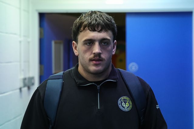 Max Wood of Warrington Wolves arrives during the Betfred Super League round 27 match Warrington Wolves vs Toulouse Olympique at The Halliwell Jones Stadium, Warrington, United Kingdom on 11 September 2026

(Photo by Mark Cosgrove/News Images)