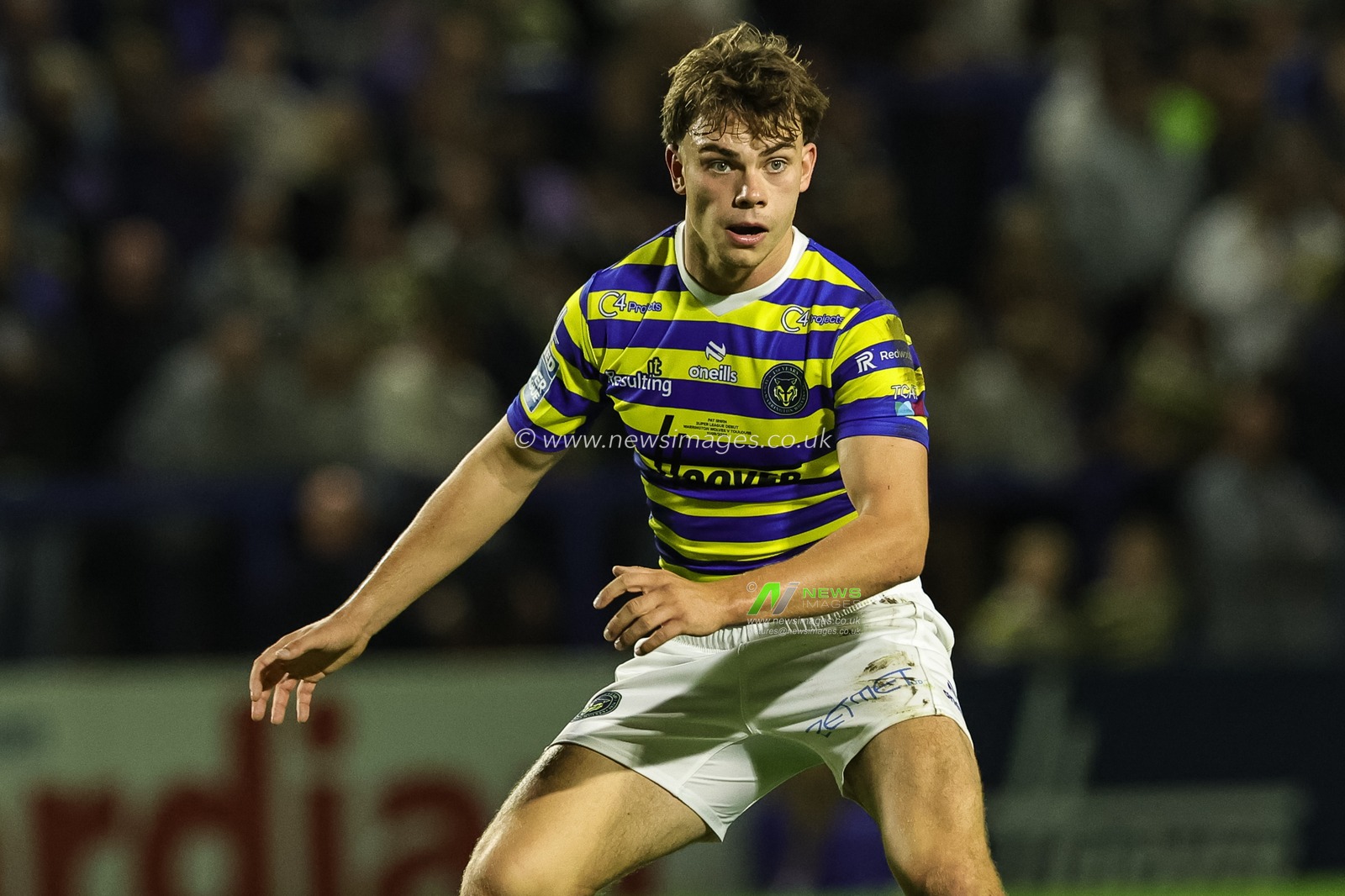 Patrick Irwin of Warrington Wolves during the Betfred Super League round 27 match Warrington Wolves vs Toulouse Olympique at The Halliwell Jones Stadium, Warrington, United Kingdom on 11 September 2026

(Photo by Mark Cosgrove/News Images)