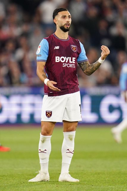 Valentin Castellanos of West Ham United during the Sky Bet Championship match West Ham United vs Wrexham at London Stadium, London, United Kingdom on 11 September 2026

(Photo by Harvey Murphy/News Images)