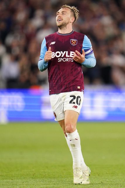 Jarrod Bowen of West Ham United during the Sky Bet Championship match West Ham United vs Wrexham at London Stadium, London, United Kingdom on 11 September 2026

(Photo by Harvey Murphy/News Images)