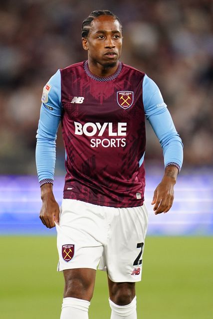 Kyle Walker-Peters of West Ham United during the Sky Bet Championship match West Ham United vs Wrexham at London Stadium, London, United Kingdom on 11 September 2026

(Photo by Harvey Murphy/News Images)