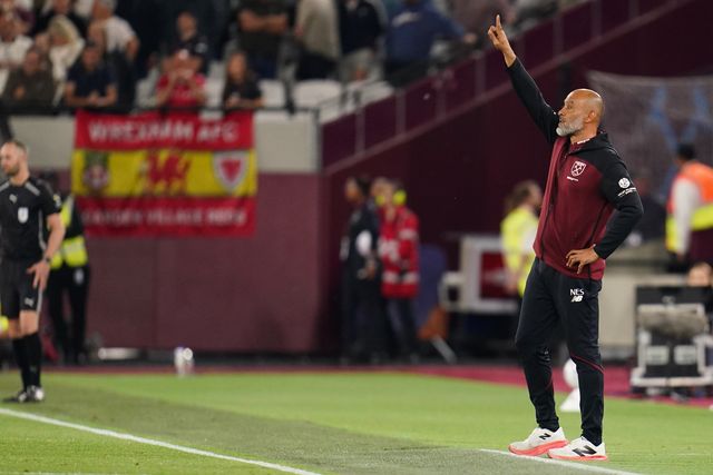 Nuno Espirito Santo manager of West Ham United during the Sky Bet Championship match West Ham United vs Wrexham at London Stadium, London, United Kingdom on 11 September 2026

(Photo by Harvey Murphy/News Images)
