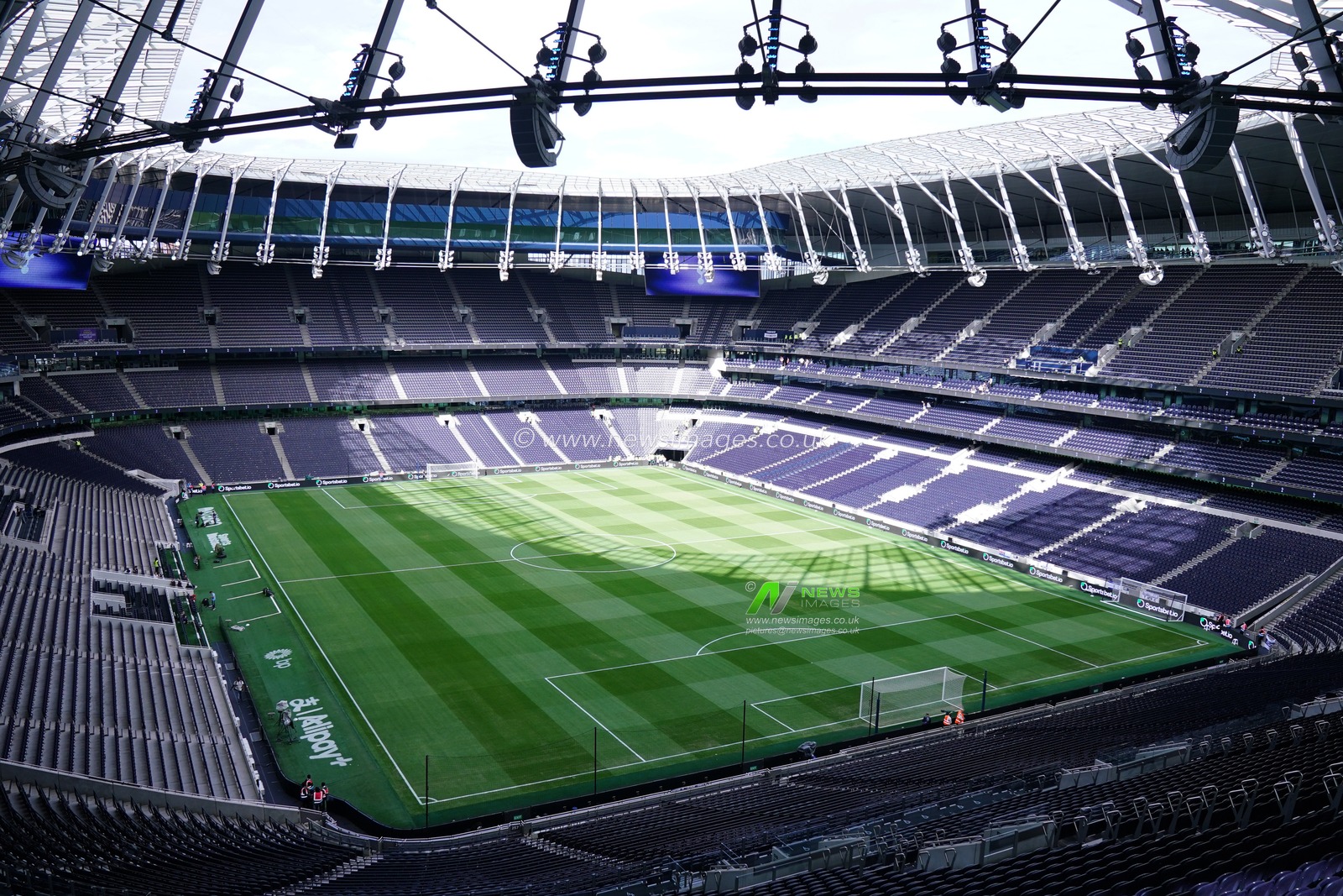 General view of the Tottenham Hotspur stadium during the Premier League match Tottenham Hotspur vs Everton at Tottenham Hotspur Stadium, London, United Kingdom on 12 September 2026

(Photo by Harvey Murphy/News Images)