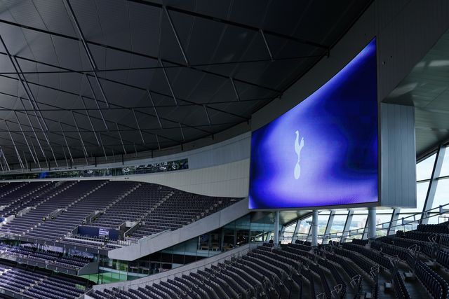 General view of the Tottenham Hotspur Stadium ahead of kick off during the Premier League match Tottenham Hotspur vs Everton at Tottenham Hotspur Stadium, London, United Kingdom on 12 September 2026

(Photo by Harvey Murphy/News Images)
