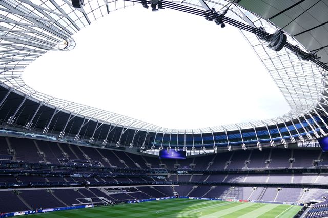 General view of the Tottenham Hotspur Stadium ahead of kick off during the Premier League match Tottenham Hotspur vs Everton at Tottenham Hotspur Stadium, London, United Kingdom on 12 September 2026

(Photo by Harvey Murphy/News Images)
