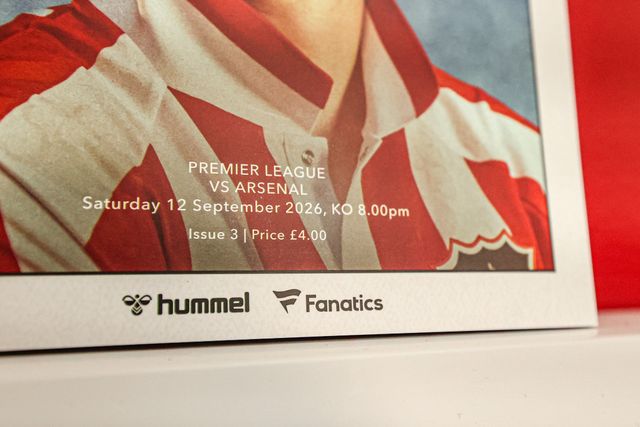 Granit Xhaka of Sunderland on the front cover of the match day programme during the Premier League match Sunderland vs Arsenal at Stadium Of Light, Sunderland, United Kingdom on 12 September 2026

(Photo by Alfie Cosgrove/News Images)