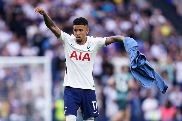 Savio of Tottenham Hotspur ahead of kick off during the Premier League match Tottenham Hotspur vs Everton at Tottenham Hotspur Stadium, London, United Kingdom on 12 September 2026

(Photo by Harvey Murphy/News Images)