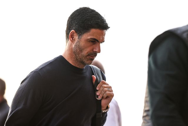 Mikel Arteta manager of Arsenal arrives during the Premier League match Sunderland vs Arsenal at Stadium Of Light, Sunderland, United Kingdom on 12 September 2026

(Photo by Alfie Cosgrove/News Images)