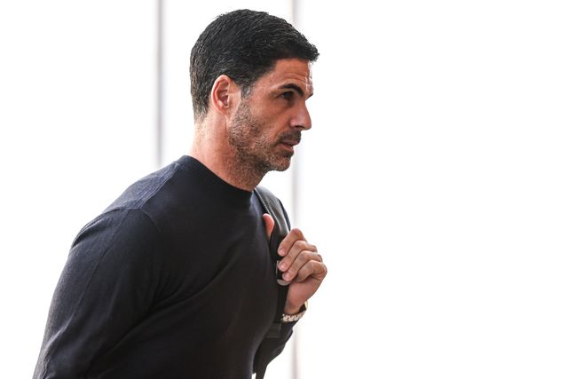 Mikel Arteta manager of Arsenal arrives during the Premier League match Sunderland vs Arsenal at Stadium Of Light, Sunderland, United Kingdom on 12 September 2026

(Photo by Alfie Cosgrove/News Images)