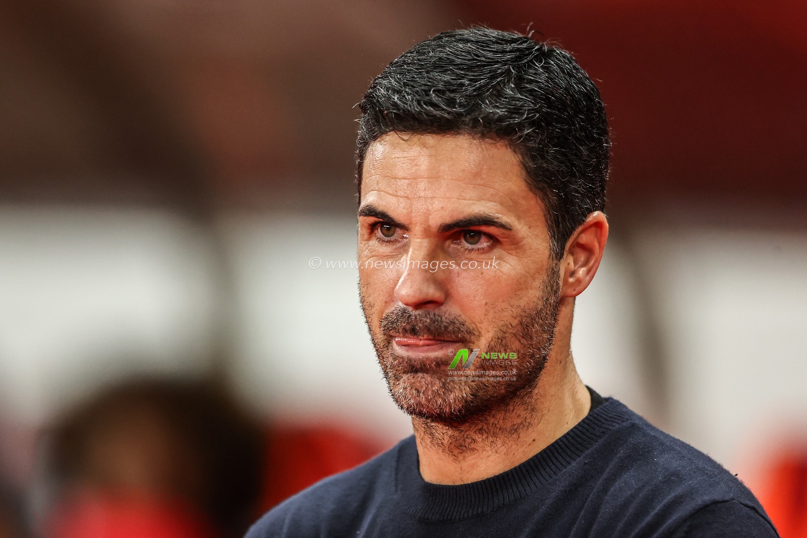 Mikel Arteta manager of Arsenal during the Premier League match Sunderland vs Arsenal at Stadium Of Light, Sunderland, United Kingdom on 12 September 2026

(Photo by Alfie Cosgrove/News Images)