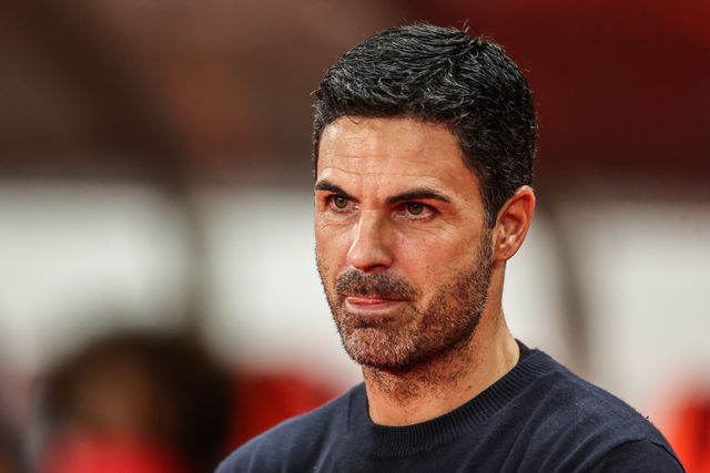 Mikel Arteta manager of Arsenal during the Premier League match Sunderland vs Arsenal at Stadium Of Light, Sunderland, United Kingdom on 12 September 2026

(Photo by Alfie Cosgrove/News Images)