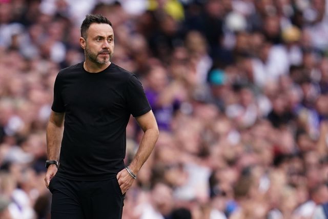 Roberto De Zerbi manager of Tottenham Hotspur during the Premier League match Tottenham Hotspur vs Everton at Tottenham Hotspur Stadium, London, United Kingdom on 12 September 2026

(Photo by Harvey Murphy/News Images)