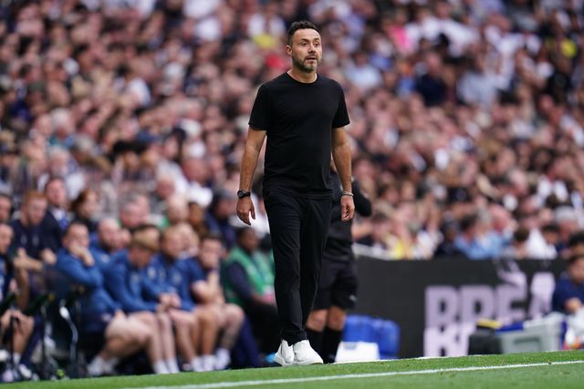 Roberto De Zerbi manager of Tottenham Hotspur during the Premier League match Tottenham Hotspur vs Everton at Tottenham Hotspur Stadium, London, United Kingdom on 12 September 2026

(Photo by Harvey Murphy/News Images)