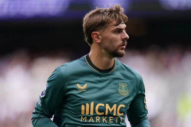 Kiernan Dewsbury-Hall of Everton during the Premier League match Tottenham Hotspur vs Everton at Tottenham Hotspur Stadium, London, United Kingdom on 12 September 2026

(Photo by Harvey Murphy/News Images)