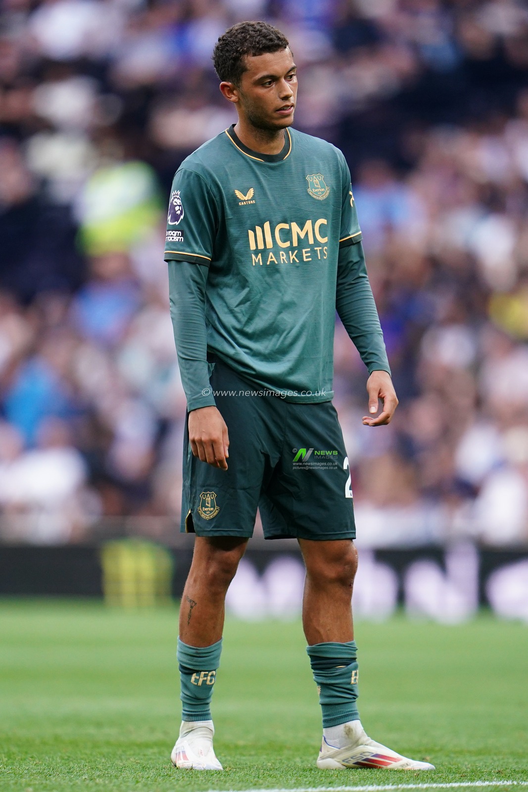 Brennan Johnson of Everton during the Premier League match Tottenham Hotspur vs Everton at Tottenham Hotspur Stadium, London, United Kingdom on 12 September 2026

(Photo by Harvey Murphy/News Images)