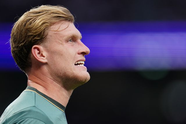 Jarrad Branthwaite of Everton during the Premier League match Tottenham Hotspur vs Everton at Tottenham Hotspur Stadium, London, United Kingdom on 12 September 2026

(Photo by Harvey Murphy/News Images)